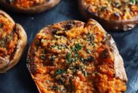 Golden Smashed Sweet Potatoes with Fragrant Herbs