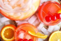 Peach Tequila Sunrise Fiesta Punch