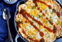 Skillet Fiesta Chicken Dip