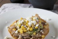 Brewmaster’s Carnitas Tostadas with Fiesta Corn Salsa