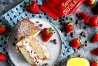 Chocolate-Kissed Strawberry Mascarpone Stuffed French Toast