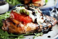 Mediterranean Grilled Chicken with Avocado Caprese