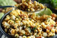 Zesty Grilled Corn & Bacon Salad with Cilantro-Lime Bliss