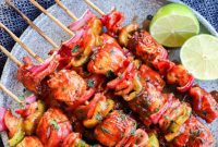 Smoky Chipotle Chicken Kebabs