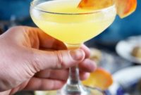 Sunrise Peach Martini