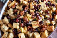 Harvest Apple, Caramelized Onion, and Sausage Stuffing