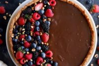Decadent Chocolate Hazelnut Tart