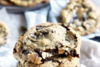 Decadent Sea Salt Pistachio Dark Chocolate Cookies