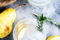 Aromatic Pear Rosemary Gin and Tonic