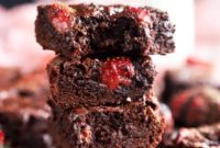 Velvet Berry Chocolate Brownies