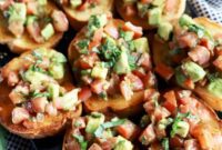 Crispy Bruschetta with Creamy Avocado