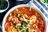 Instant Pot Louisiana Chicken Sausage Soup