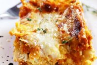 Zesty Autumn Pumpkin Lasagna Make Ahead