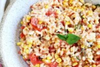 Vibrant Summer Corn Tomato Risotto