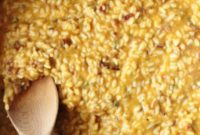 Sweet & Smoky Butternut Risotto with Crispy Bacon