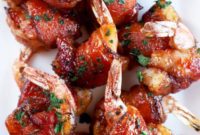 Smoky Bacon-Wrapped Prawn Skewers