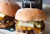 Decadent Guinness Short Rib Sliders