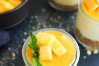 Sweet Mango Mousse with a Spicy Citrus Crunch