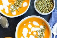 Velvety Pumpkin Sweet Potato Soup