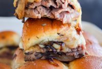 Sweet & Savory Roast Beef Sliders