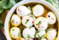 Zesty Mozzarella Pearls