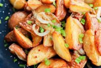 Golden Oven-Fried Potatoes and Onions