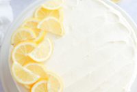 Aromatic Lavender Lemon Curd Cake