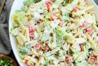 Caesar Chicken Pasta Delight