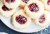 Sweet Raspberry Thumbprint Delights