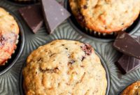 Mouthwatering Banana Chocolate Chunk Muffins