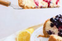 Luscious Lemon Blueberry Cheesecake