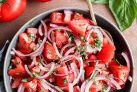 Refreshing Tomato and Onion Salad