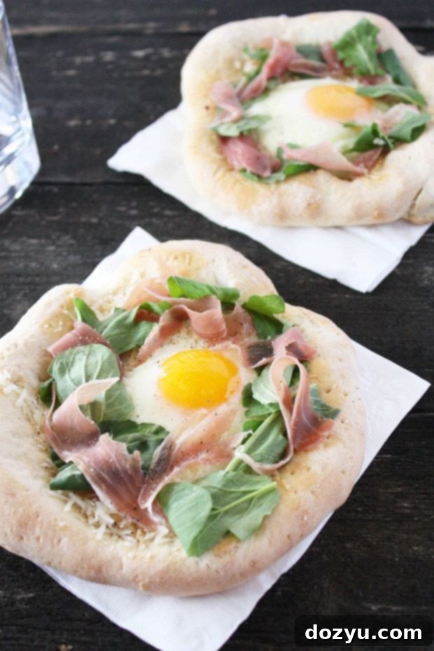 Prosciutto Arugula Pizza: A Golden Yolk Delight 2 img 1634 4