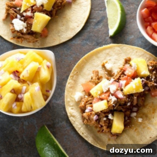 Fall Apart Slow Cooker Tacos Al Pastor 2 Slow Cooker Tacos Al Pastor | cakenknife.com