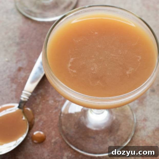Salted Caramel Manhattan, a sweet and savory cocktail