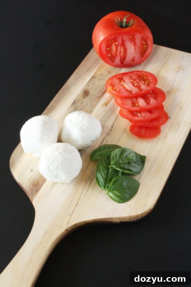 A perfectly formed ball of homemade mozzarella cheese.