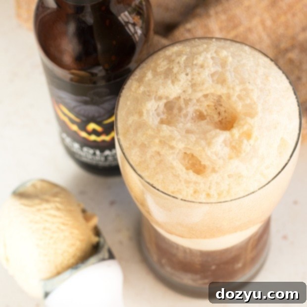 Pumpkin Stout Float | Easy to make autumn drink