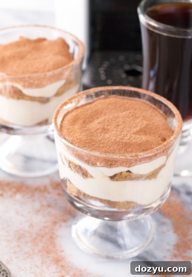 Tiramisu Parfait Layering Graphic