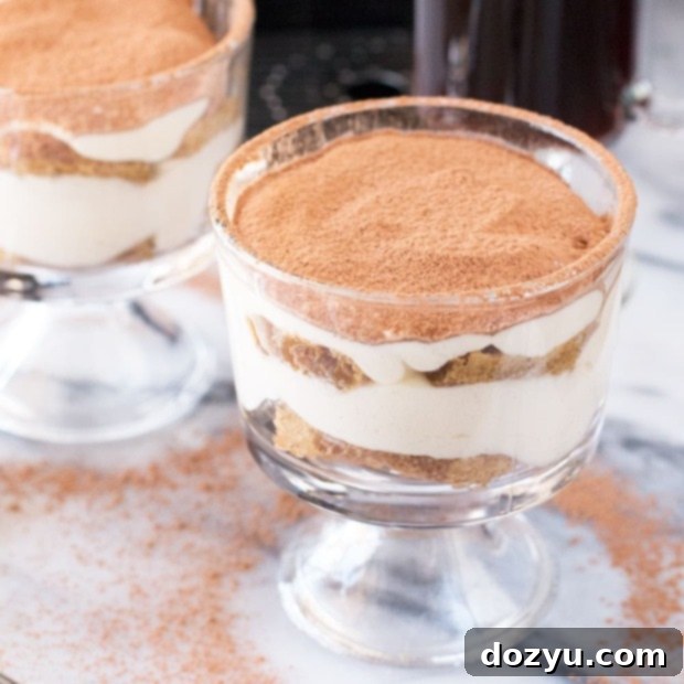 Individual Tiramisu Parfaits | Classic Italian Coffee Dessert