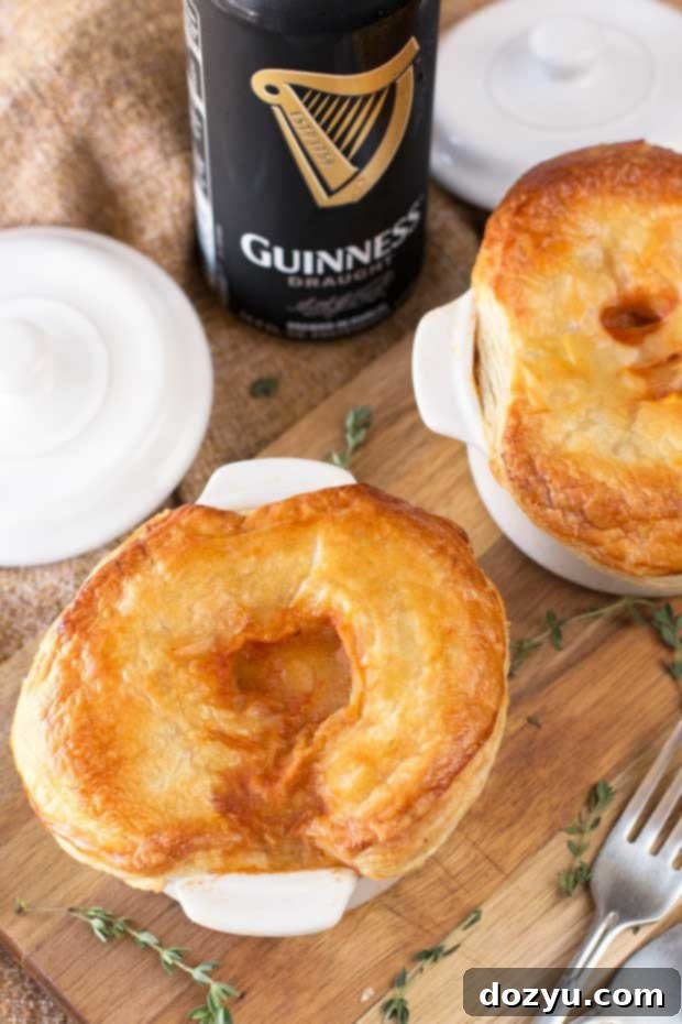 Hearty Guinness Beef Stew Pot Pies 2 Guinness Beef Stew Pot Pies: Hearty and Delicious Irish Meal