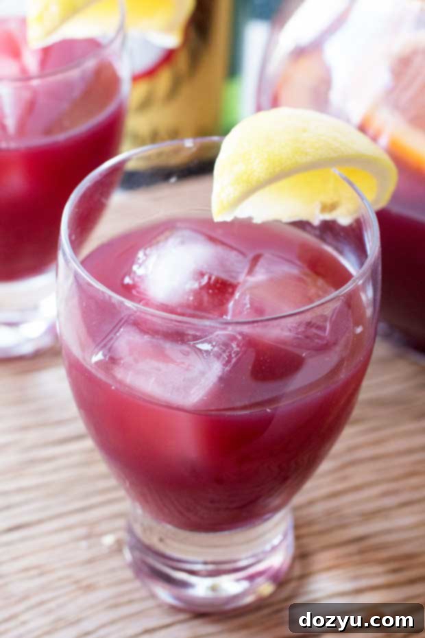 Sake Sangria recipe graphic | cakenknife.com