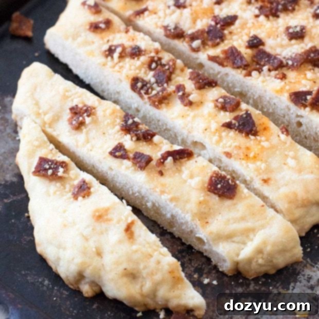 Bacon Parmesan Quick Bread - a delicious and fast homemade bread recipe.