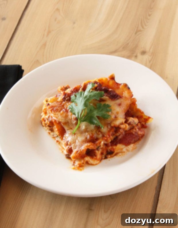 Grandma's Lasagna, a rustic Italian classic