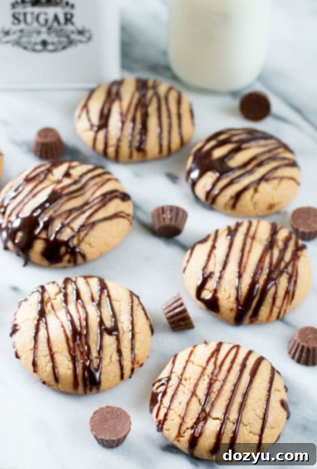 Gooey Caramel-Filled Peanut Butter Cookies 5 Caramel Stuffed Peanut Butter Cookies | cakenknife.com