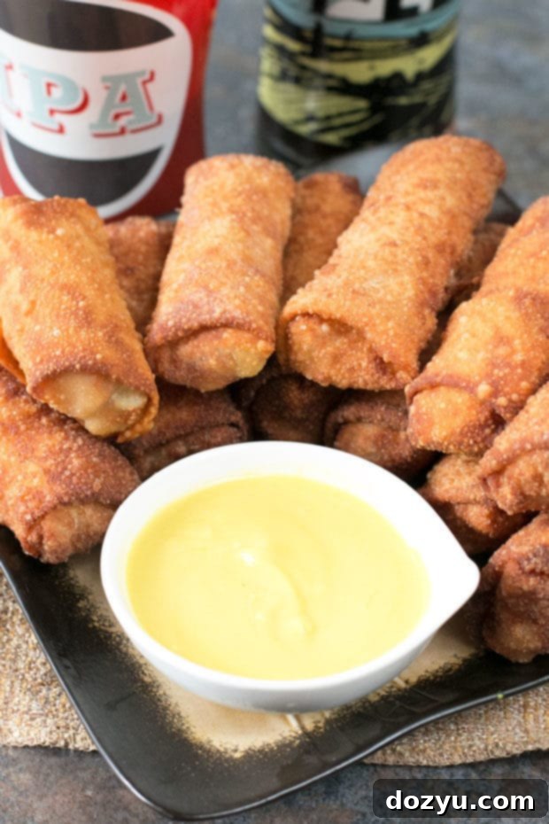 Delicious Cuban Egg Rolls, perfect for a party appetizer