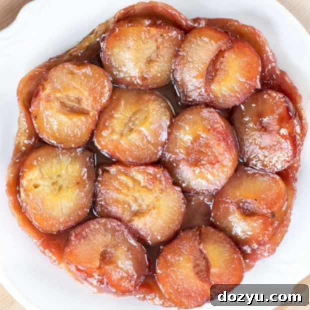 Bake This Plum Ginger Tart Tatin and Win Le Creuset 6 Plum Ginger Tart Tatin + A Le Creuset Giveaway! | cakenknife.com