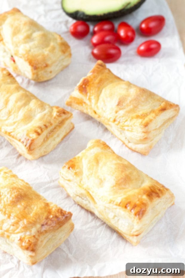 Velvety Avocado Cream Cheese Pockets 2 Avocado Cream Cheese Turnovers | cakenknife.com