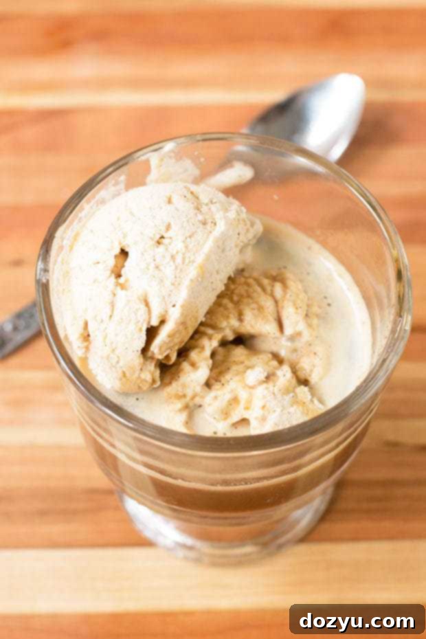 Savor Boozy Pumpkin Spice Affogato and a KitchenAid Giveaway 6 A beautifully presented Boozy Pumpkin Spice Affogato, ready for guests.