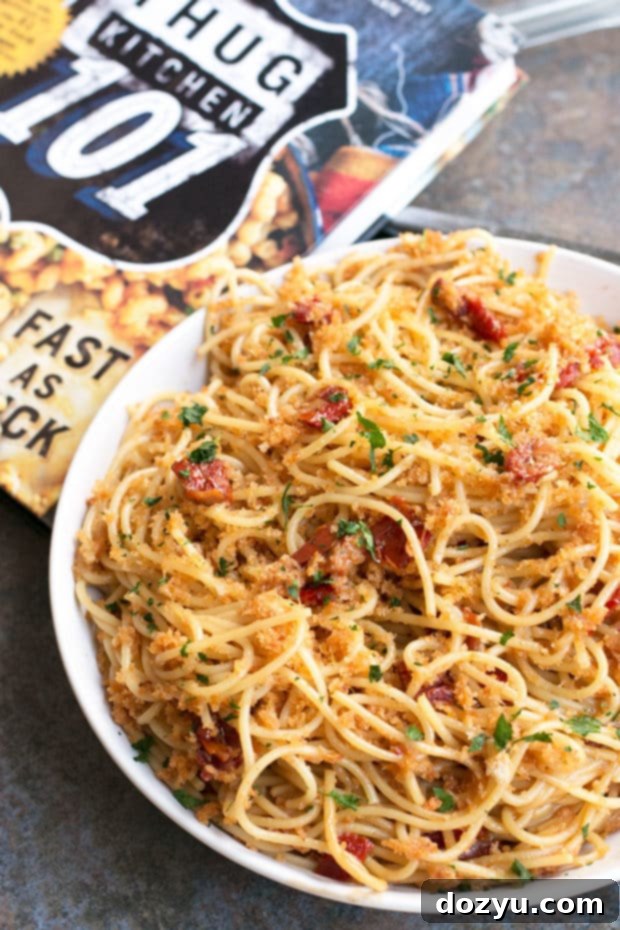 Thug Kitchen 101's Sun-Dried Tomato Carbonara | cakenknife.com
