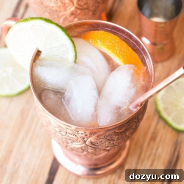 Blood Orange Moscow Mule | cakenknife.com